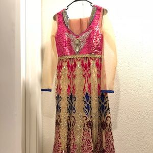 Bollywood style 3 piece anarkali dress